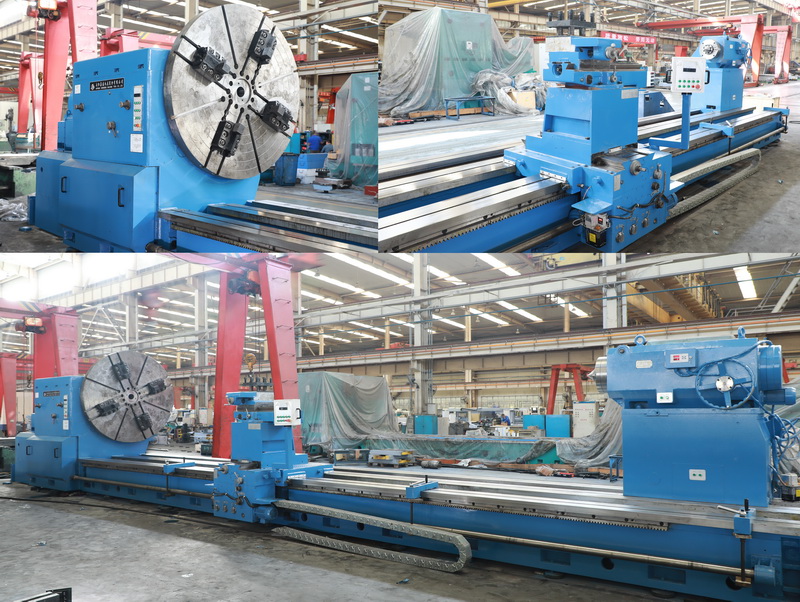 安陽(yáng)鑫盛機(jī)床首臺(tái)承重40噸重型車(chē)床完成試車(chē)驗(yàn)收！交付用戶(hù)！